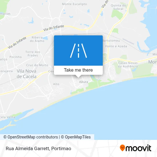 Rua Almeida Garrett map