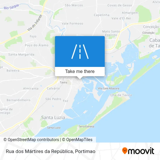 Rua dos Mártires da República map