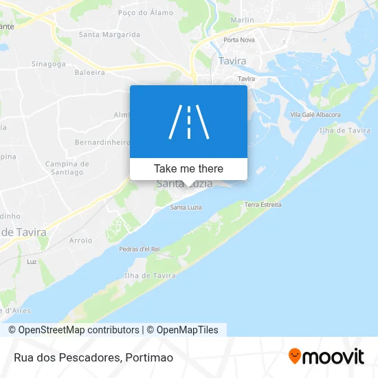 Rua dos Pescadores map