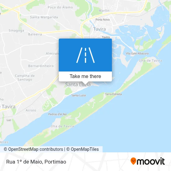 Rua 1º de Maio map