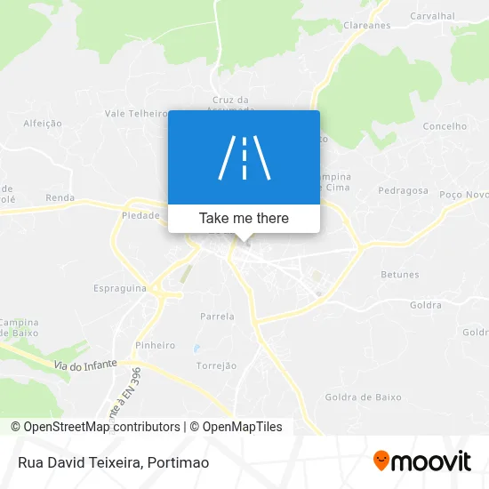 Rua David Teixeira map