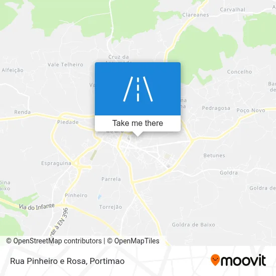 Rua Pinheiro e Rosa map