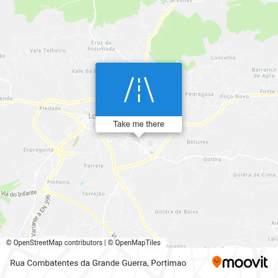 Rua Combatentes da Grande Guerra map