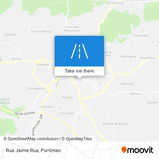 Rua Jaime Rua map