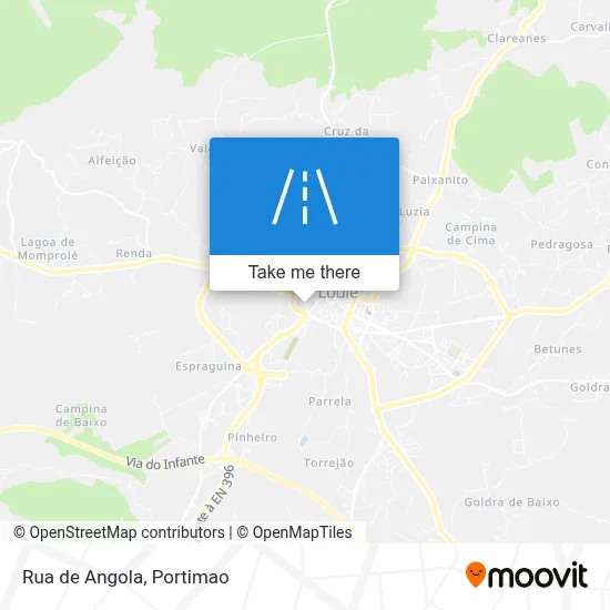 Rua de Angola map