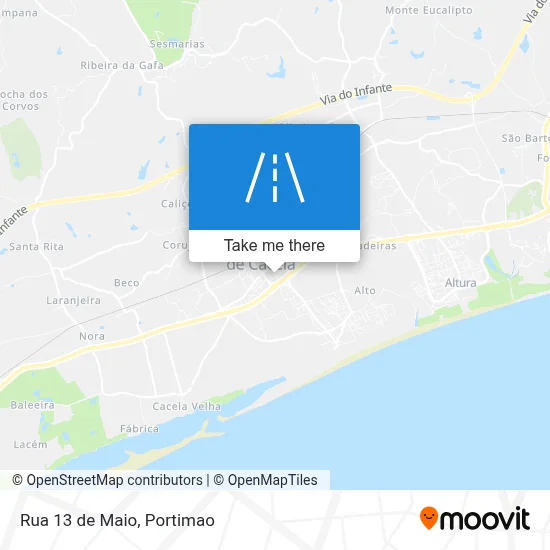 Rua 13 de Maio map