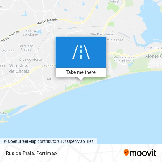 Rua da Praia map
