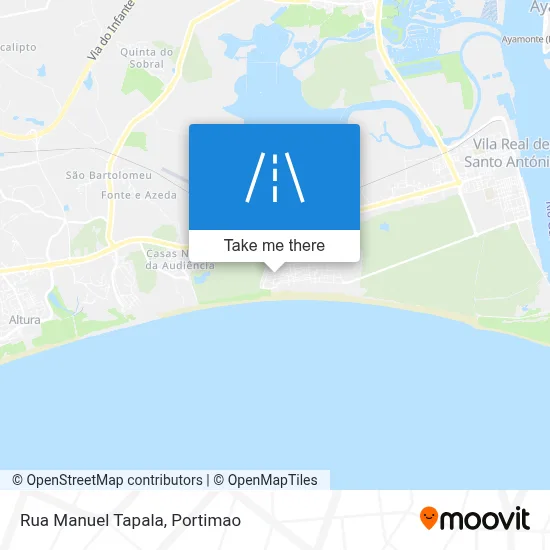 Rua Manuel Tapala map