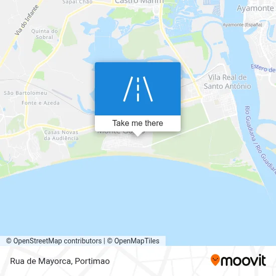 Rua de Mayorca map
