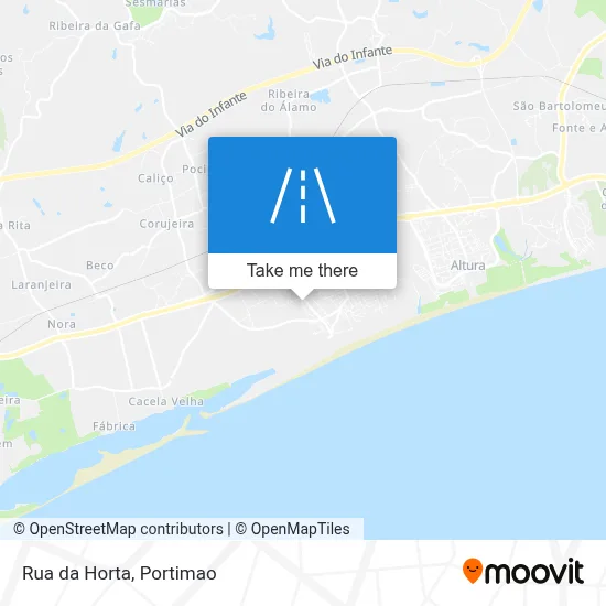 Rua da Horta map