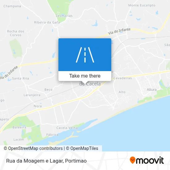 Rua da Moagem e Lagar map