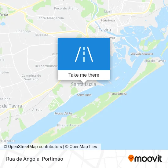 Rua de Angola map
