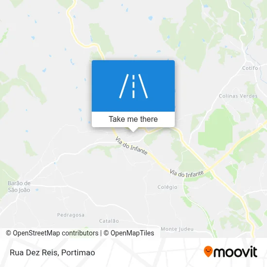 Rua Dez Reis map