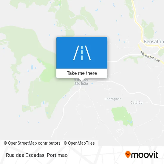 Rua das Escadas map