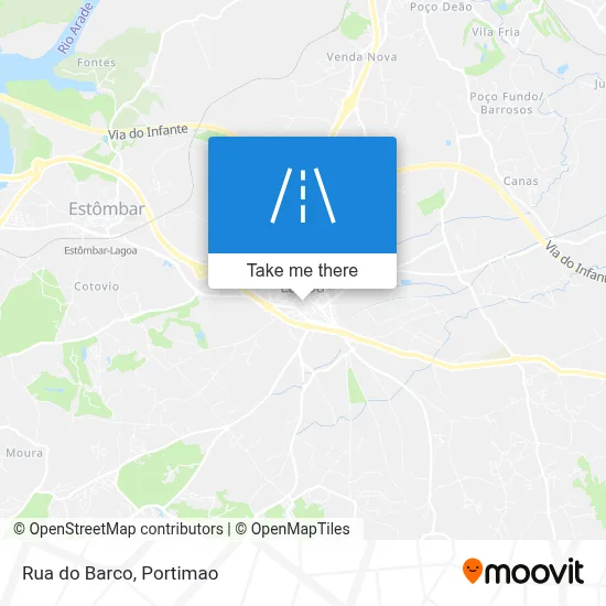 Rua do Barco map