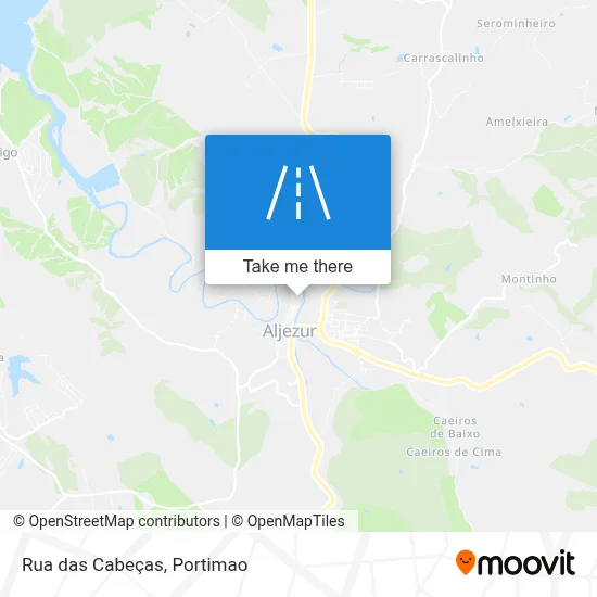 Rua das Cabeças map