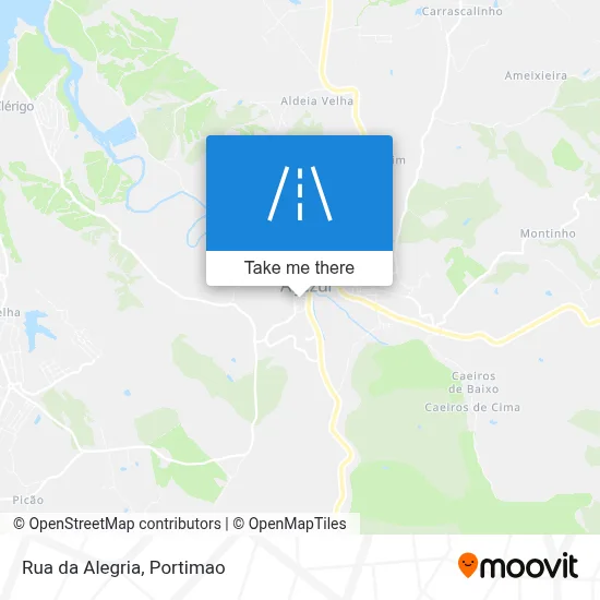 Rua da Alegria map