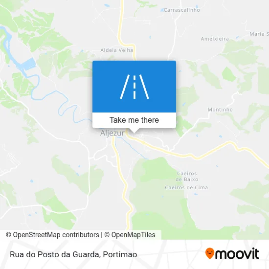 Rua do Posto da Guarda map