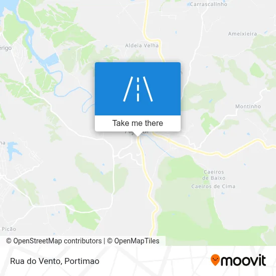 Rua do Vento map