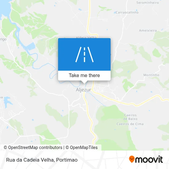 Rua da Cadeia Velha map