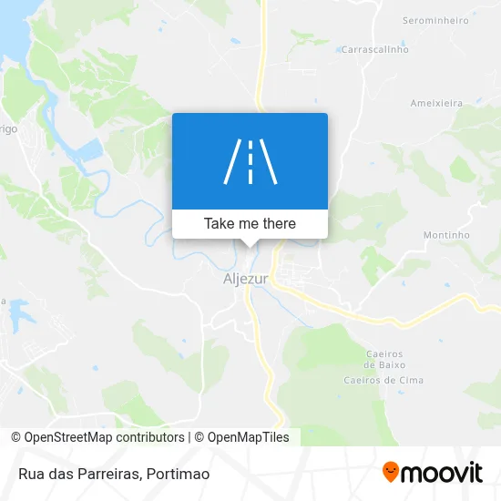 Rua das Parreiras map