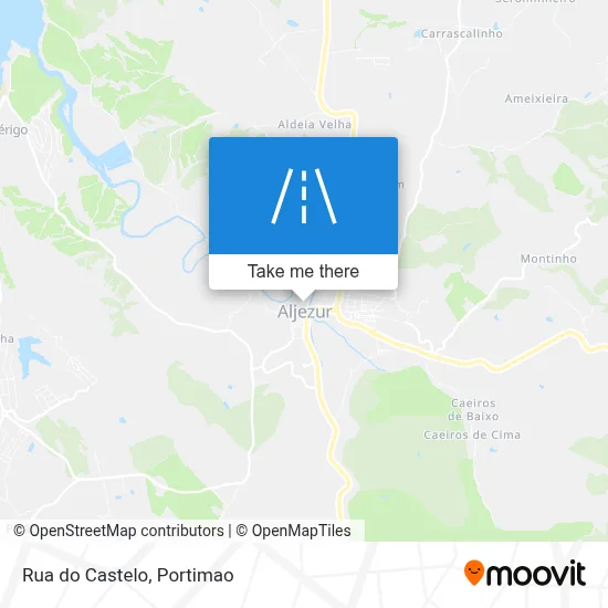 Rua do Castelo map
