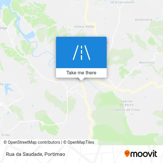 Rua da Saudade map