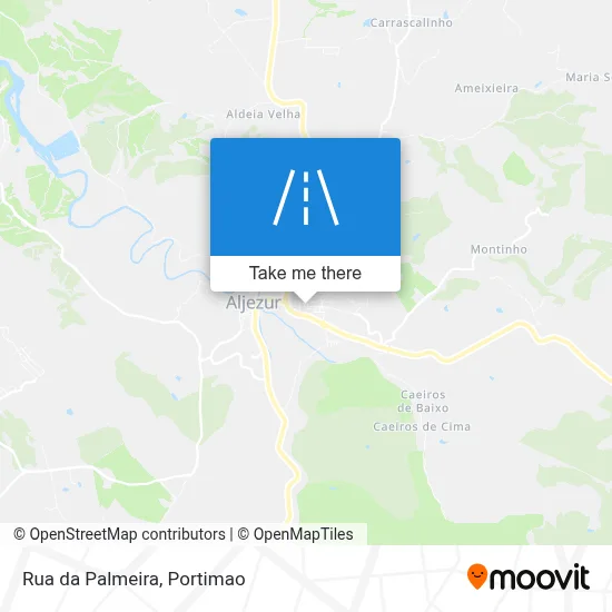 Rua da Palmeira map