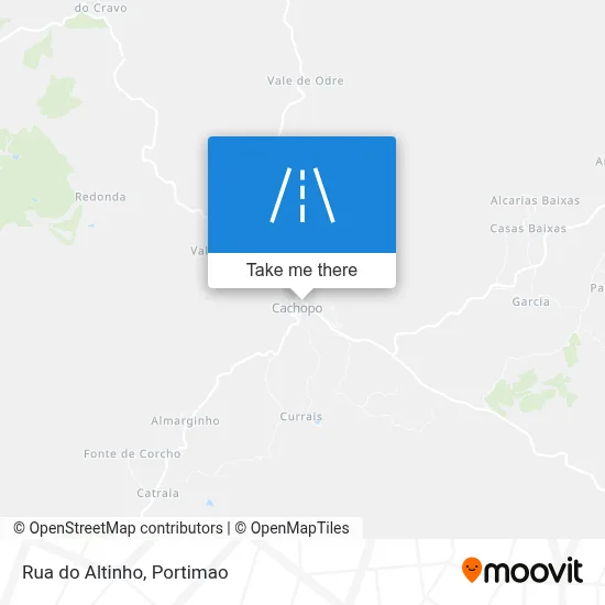 Rua do Altinho map