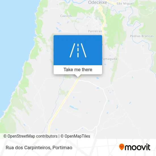 Rua dos Carpinteiros map