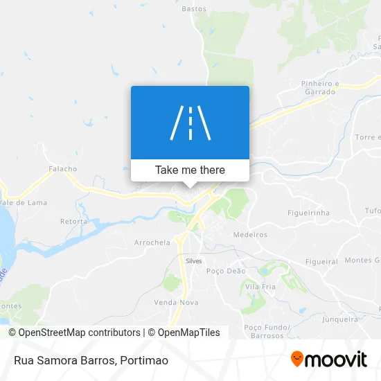 Rua Samora Barros map