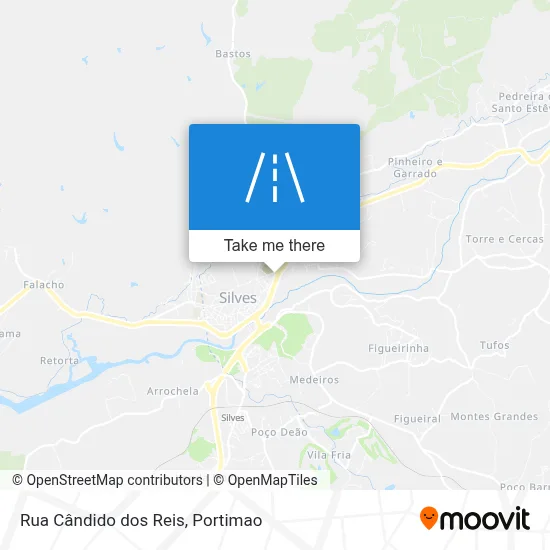Rua Cândido dos Reis map