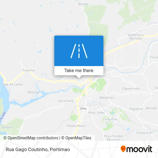 Rua Gago Coutinho map