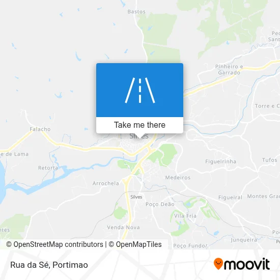 Rua da Sé map