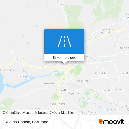 Rua da Cadeia map