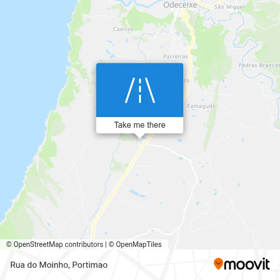 Rua do Moinho map