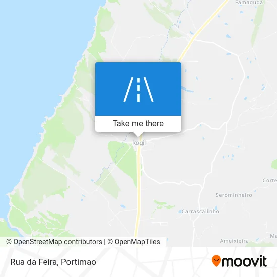 Rua da Feira map