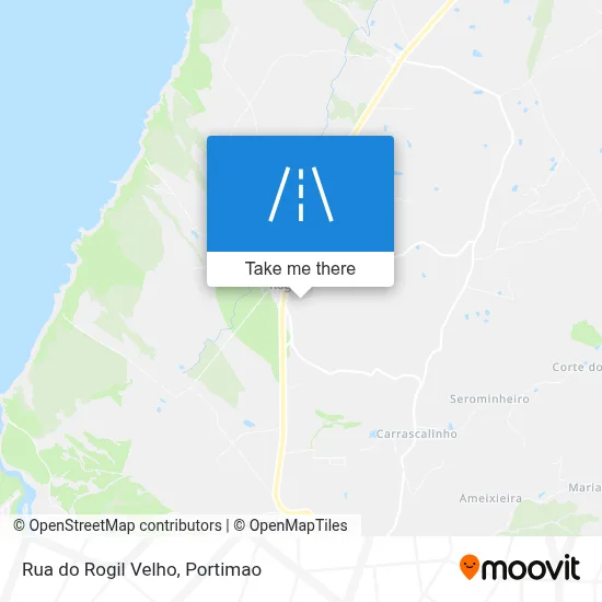 Rua do Rogil Velho map