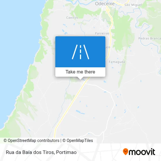 Rua da Baía dos Tiros map