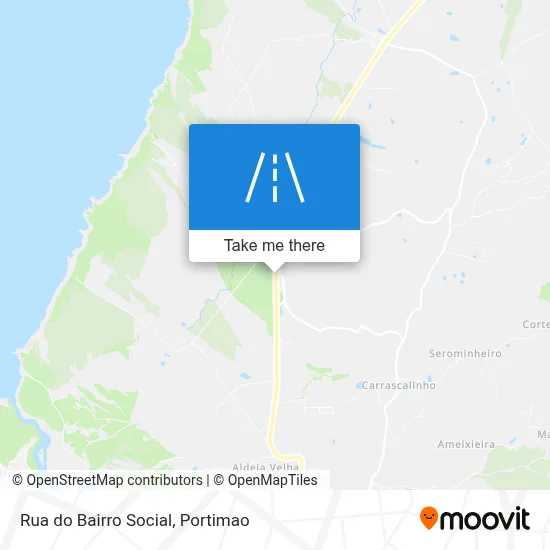Rua do Bairro Social map