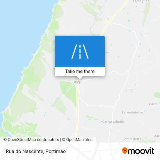 Rua do Nascente map