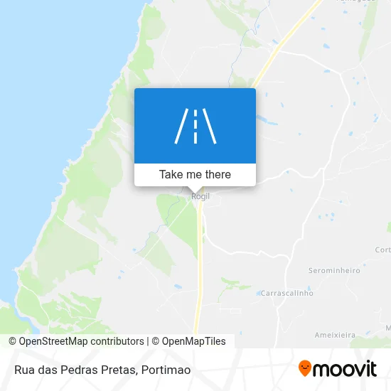 Rua das Pedras Pretas map