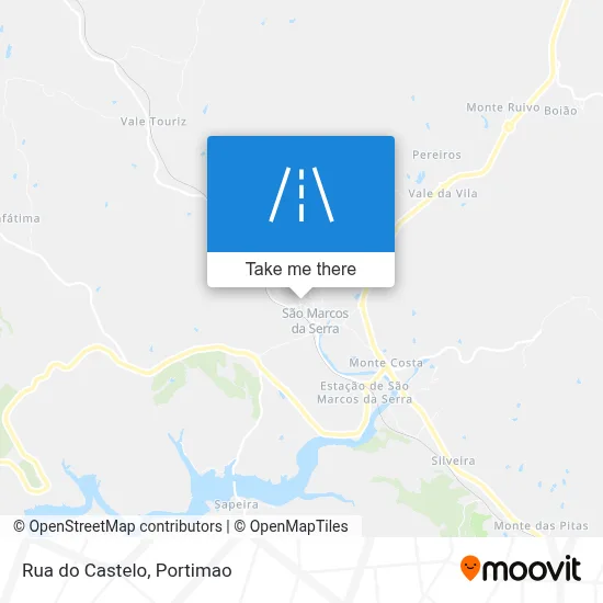 Rua do Castelo map