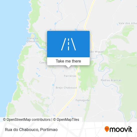 Rua do Chabouco map
