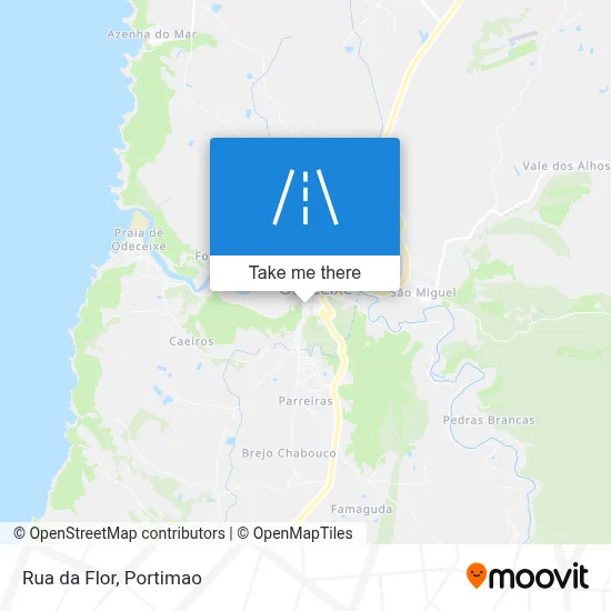 Rua da Flor map