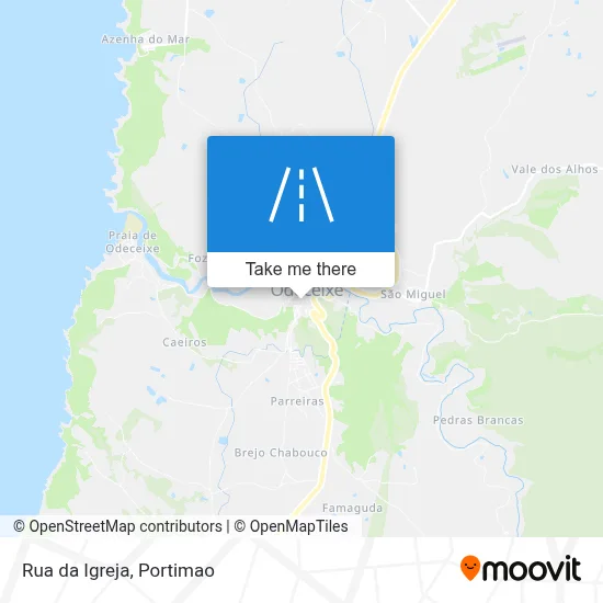 Rua da Igreja map