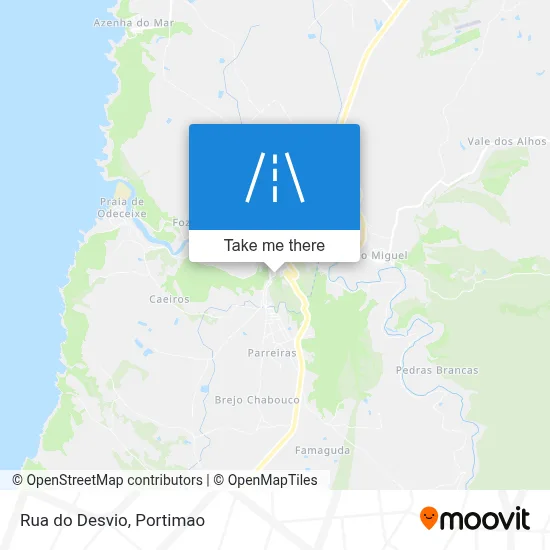 Rua do Desvio map