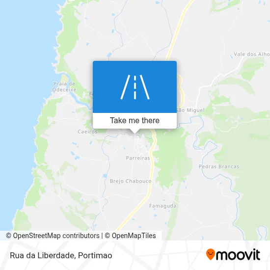 Rua da Liberdade map