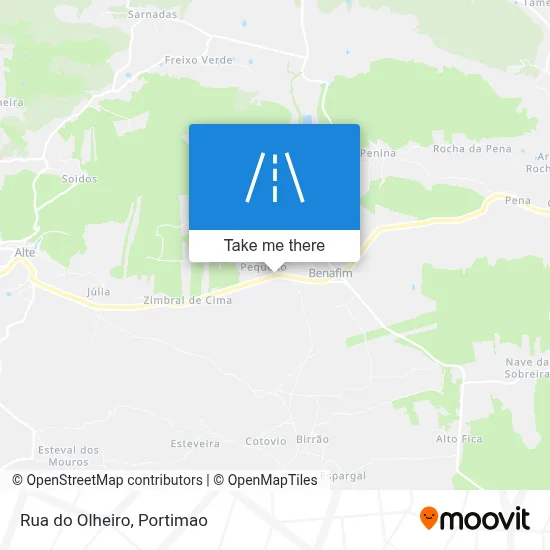 Rua do Olheiro map
