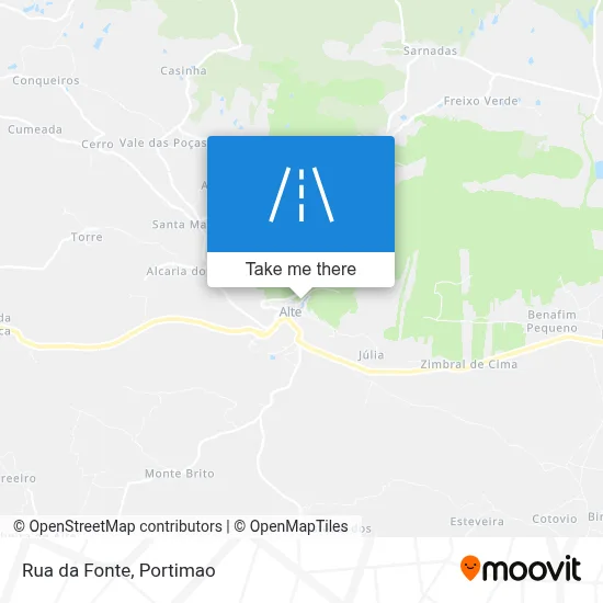 Rua da Fonte map